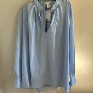 H&M Light Blue Blouse